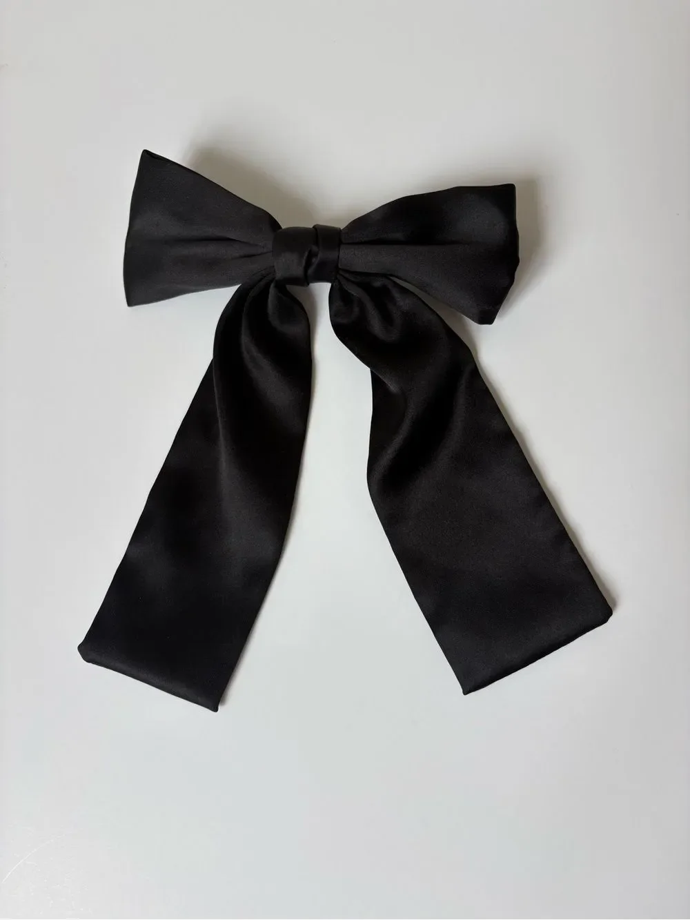 J. Crew Handmade Kids Bow Trio - Pink Satin, Black Satin & Tartan Pearl